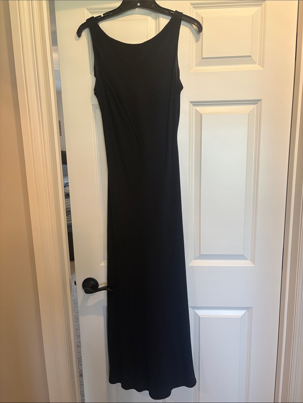 Harlow Black Sleeveless Maxi Dress